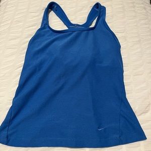 blue nike tank